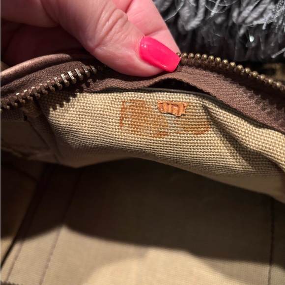 Fendi vintage Zucca Brown and Tan Monogram duffle Bag - Picture 9 of 10